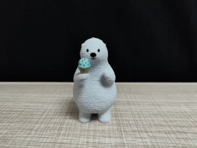 北极熊系列-甜筒熊（KUMATY_Popsicle）