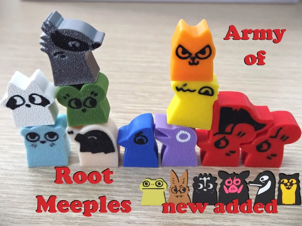 Root 桌游米宝(单位) - 免费 3D 打印模型 - MakerWorld