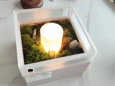 拓竹灯光组件苔藓盒子