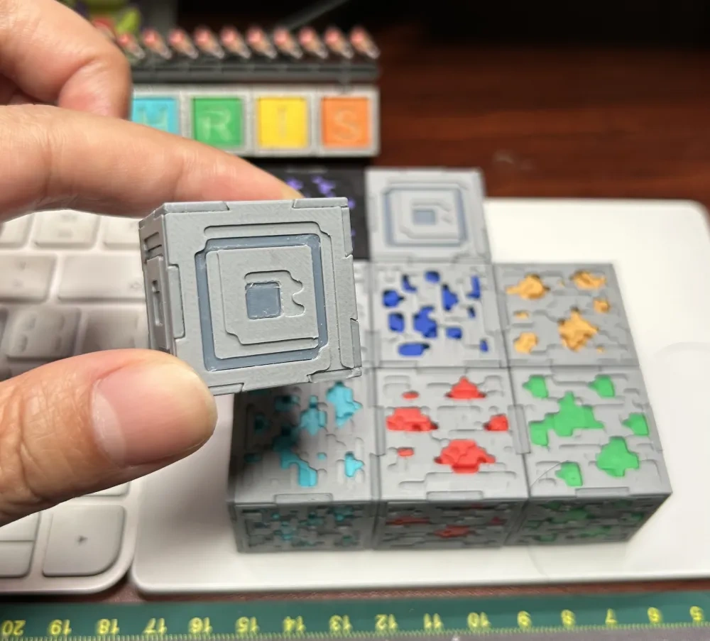 我的世界 Minecraft 石头方块,无竹屎,简易安装 来自 Delly_Gu85MakerWorld:免费下载 3D 模型