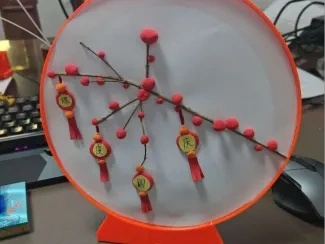 圆形简易相框