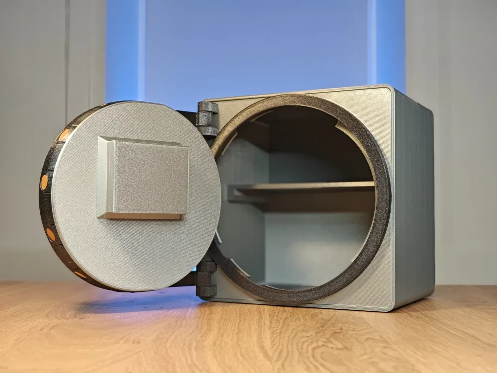 Radyj 带杠杆滚筒锁的保险箱 - 免费 3D 打印模型 - MakerWorld