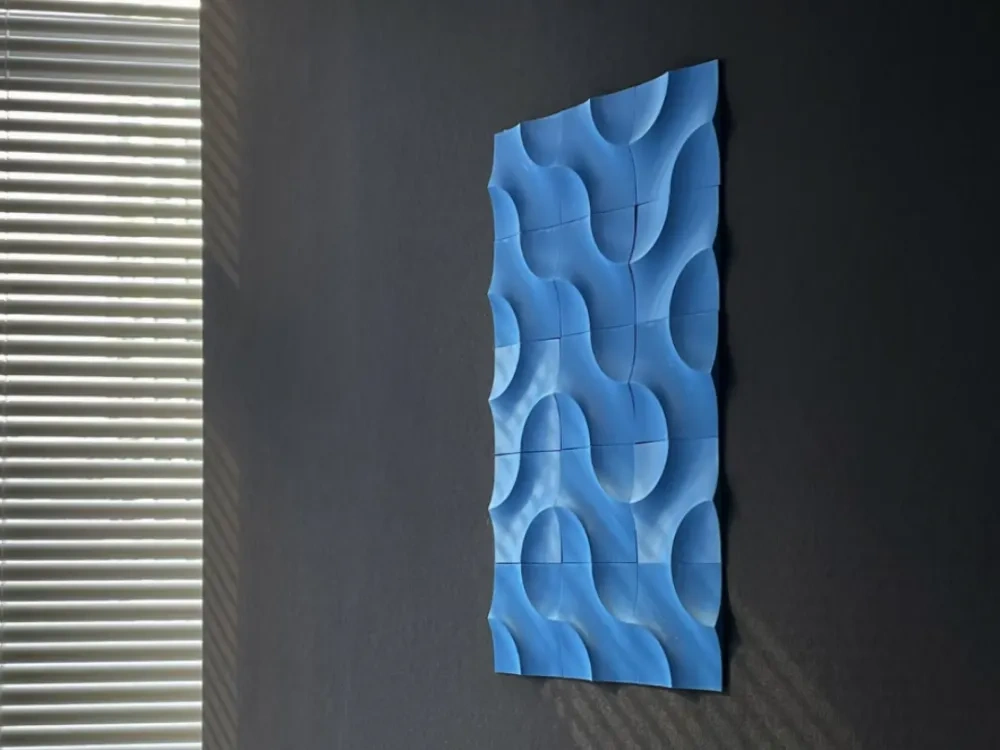 Wall Deco Wave Pattern 来自 user_3480318431 - MakerWorld