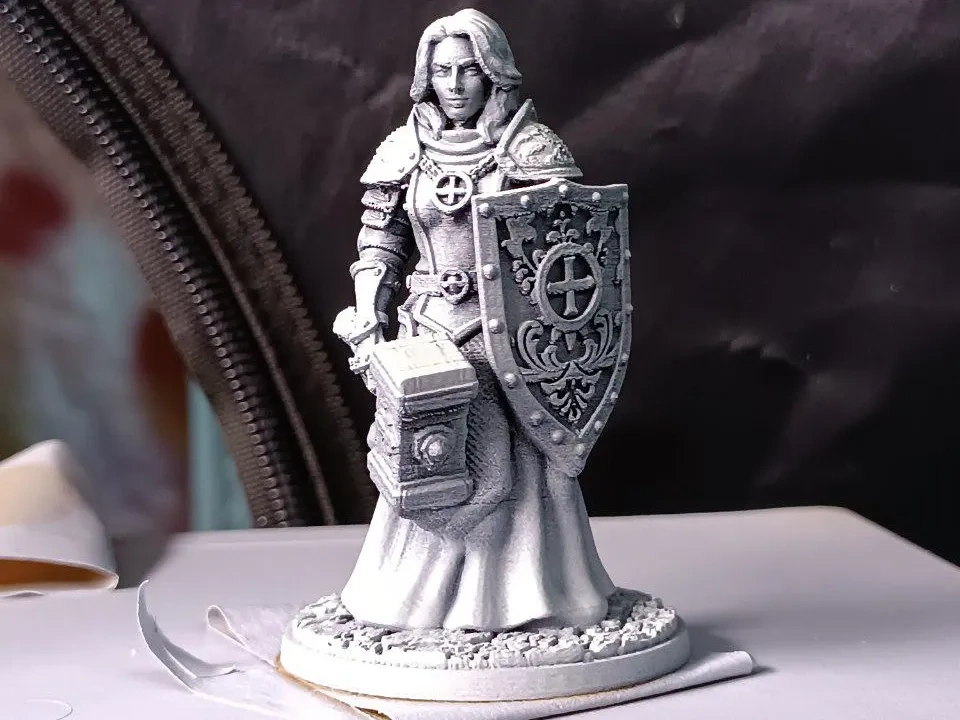 免支撑 DND 女牧师 - 免费 3D 打印模型 - MakerWorld