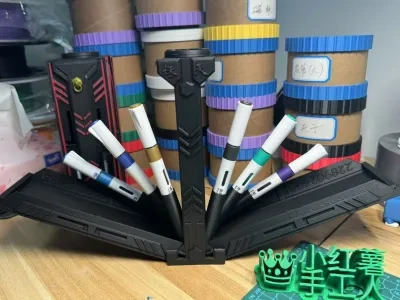 剑匣笔筒改良版（加厚外壳，圆润边角，优化细节）