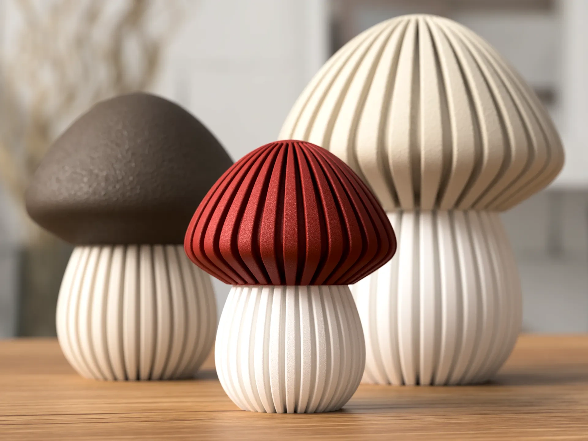 蘑菇装饰品（可用于小蜡烛） 来自 SabreDesign - MakerWorld