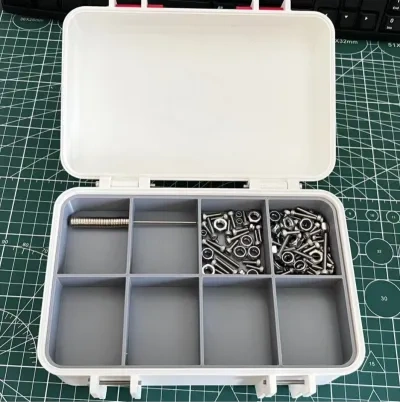 双层零件收纳箱 Double layer parts storage box