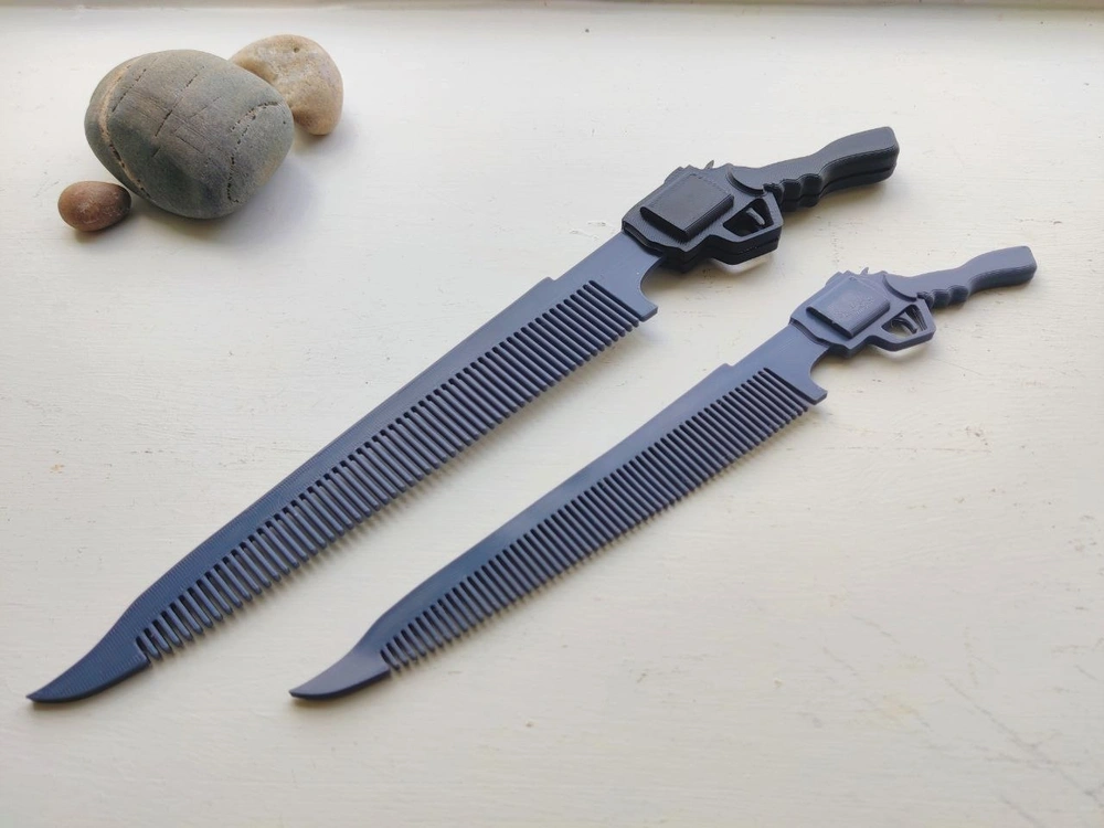 Comblade: 最终幻想VIII的枪刃梳子 来自 PriscoRulez - MakerWorld