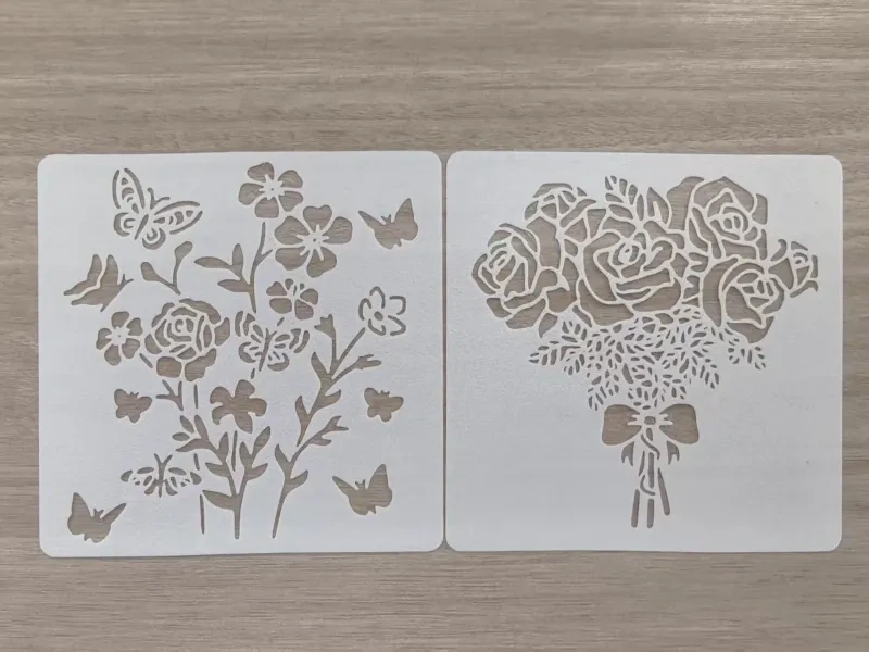 玫瑰花——手账模版