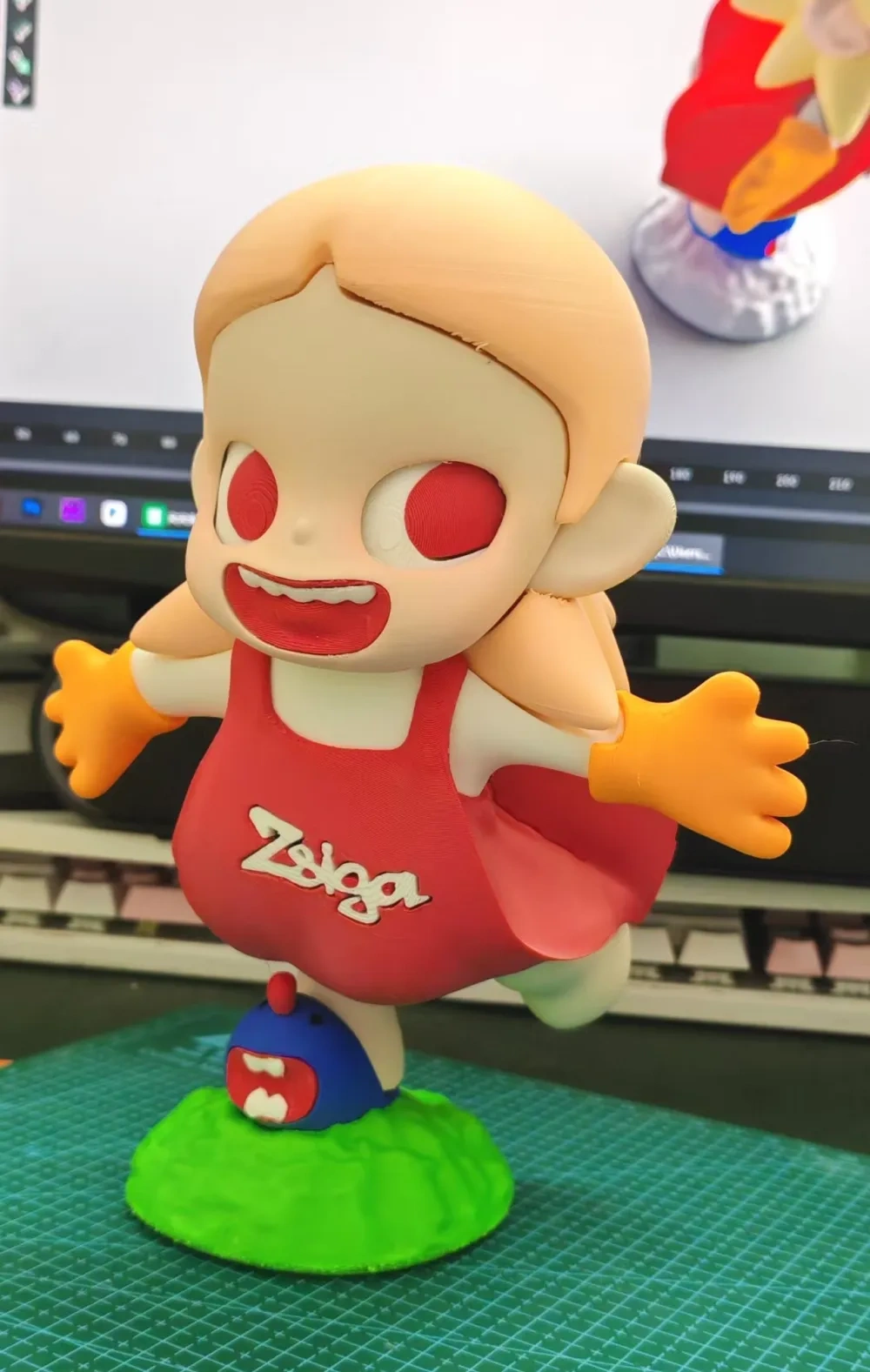 嘎子姐-让风灌满口袋,全色拆件无需ams - 免费 3D 打印模型 - MakerWorld