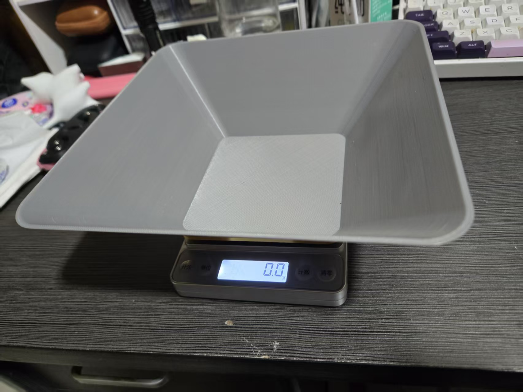 精密电子秤 秤盘 托盘 收纳盘 适用于10cm*10cm的盘面尺寸 来自 土豆丝 MakerWorld:免费下载 3D 模型