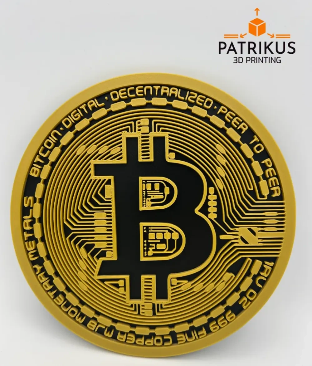 BTC Coin 来自 Patrikus 3D Printing MakerWorld：免费下载 3D 模型