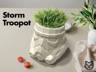 Storm Troopot - 星球大战低多边形花瓶