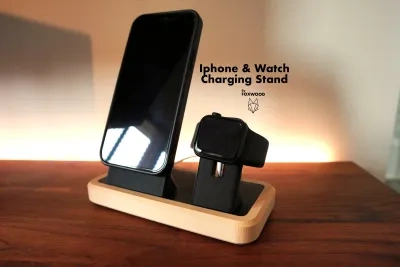 苹果iPhone和手表充电座 - Foxwood