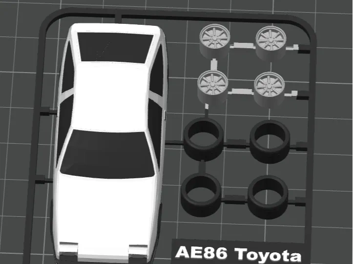 AE86 - 免费 3D 打印模型 - MakerWorld