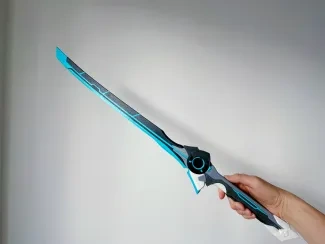 科幻风格武士长刀