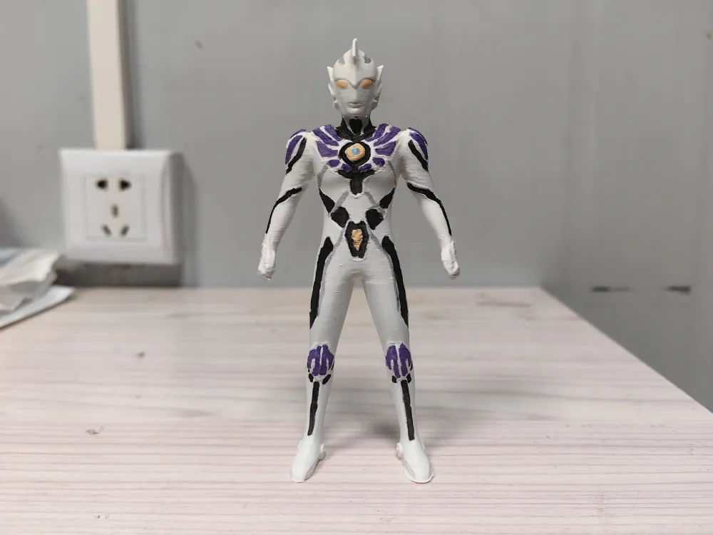 雷杰多奥特曼，神秘四奥之一，细节上色解压版 来自 大米糊玩具屋 MakerWorld：免费下载 3D 模型