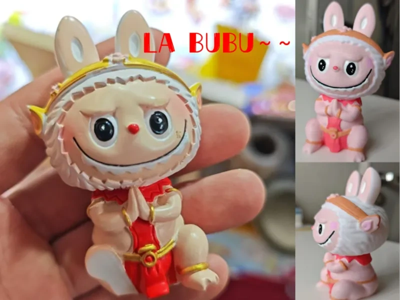 拉布布~labubu  双手合十