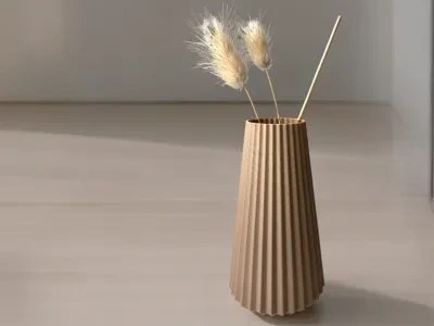 锥形花瓶-植物时尚创作