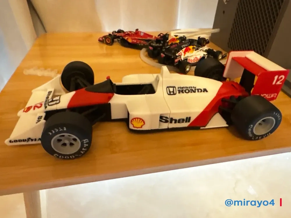 【Mclaren】迈凯轮1988款F1赛车MP4/4涂装 Senna传奇冠军车 组装/轮胎可动 - 免费 3D 打印模型 - MakerWorld