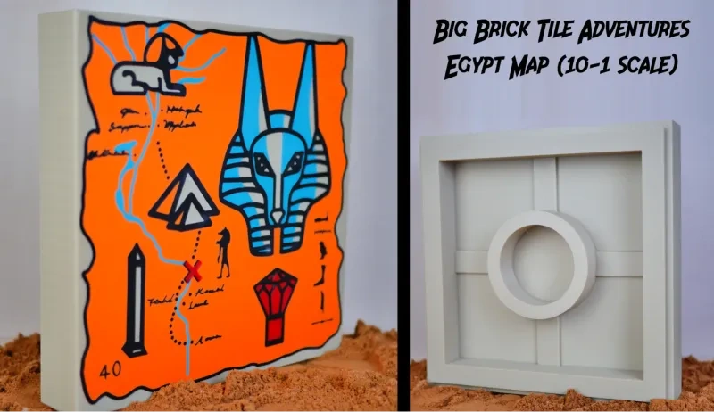 Big Brick Tile Adventures Egypt Map (10-1 scale)