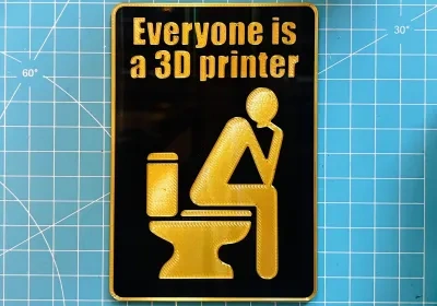 每个人都是一个3D打印机标志MMU AMS多色