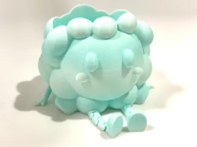 绵羊小人儿笔筒
