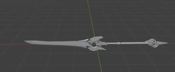 崩坏星穹铁道 景元 武器 阵刀 可放大打印 - 免费 3D 打印模型 - MakerWorld