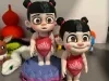 小小哪吒咧嘴笑-多色版