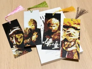 黑神话悟空主题书签套装6*16cm浮雕照片彩色多款悟空八戒四妹