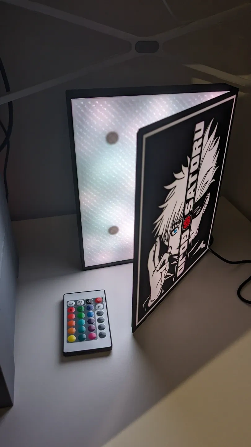 Gojo - LED light box - Saturo Gojo JUJUTSU KAISEN 来自 INFUSE 3D - MakerWorld