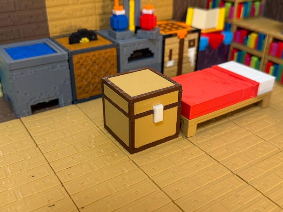 Minecraft 箱子方块 无需AMS 易于打印 - 免费 3D 打印模型 - MakerWorld