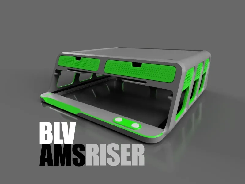 BLV - X1C / P1P / P1S V3.1 完美版的AMS增高架