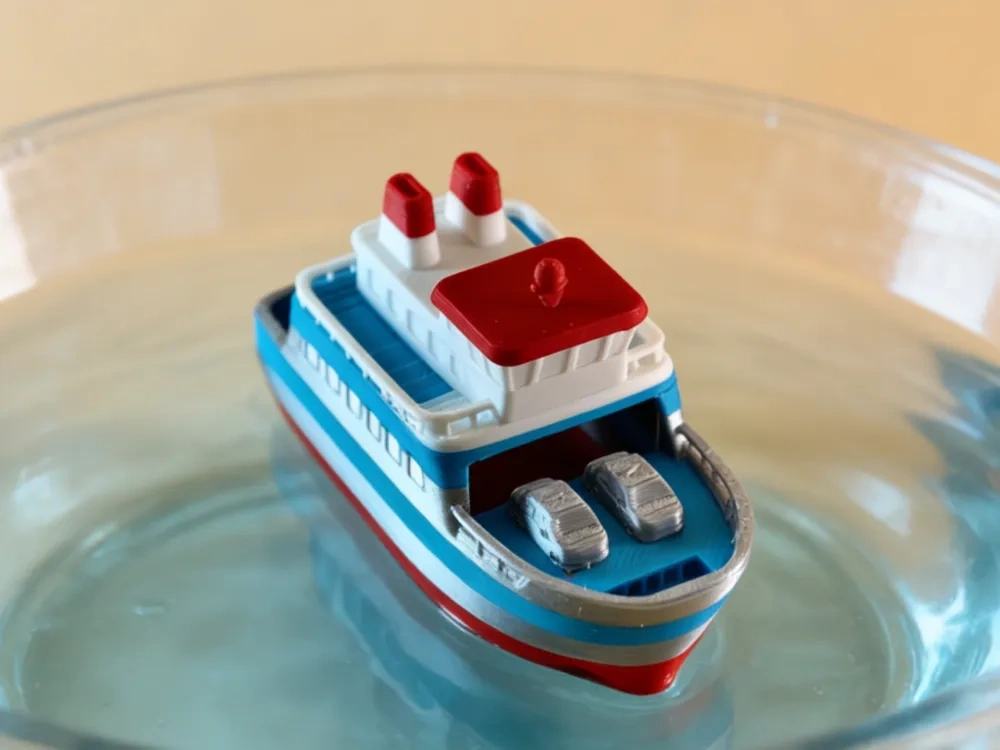 可以浮在水上的气渡船 - 免费 3D 打印模型 - MakerWorld