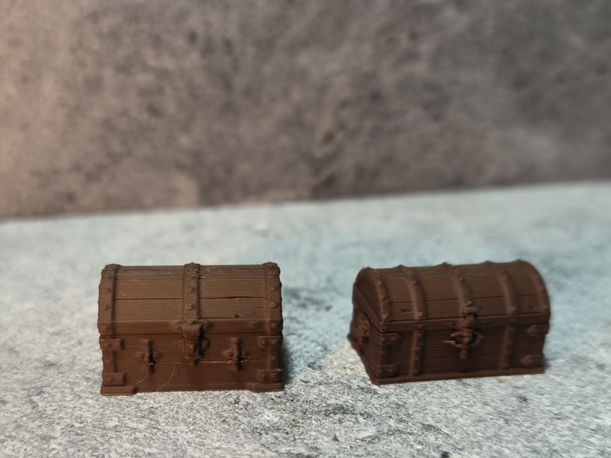 两个微型宝箱 DnD RPG - 免费 3D 打印模型 - MakerWorld