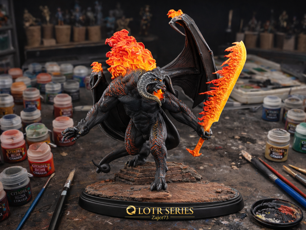 炎魔 (指环王 - LOTR) - 免费 3D 打印模型 - MakerWorld