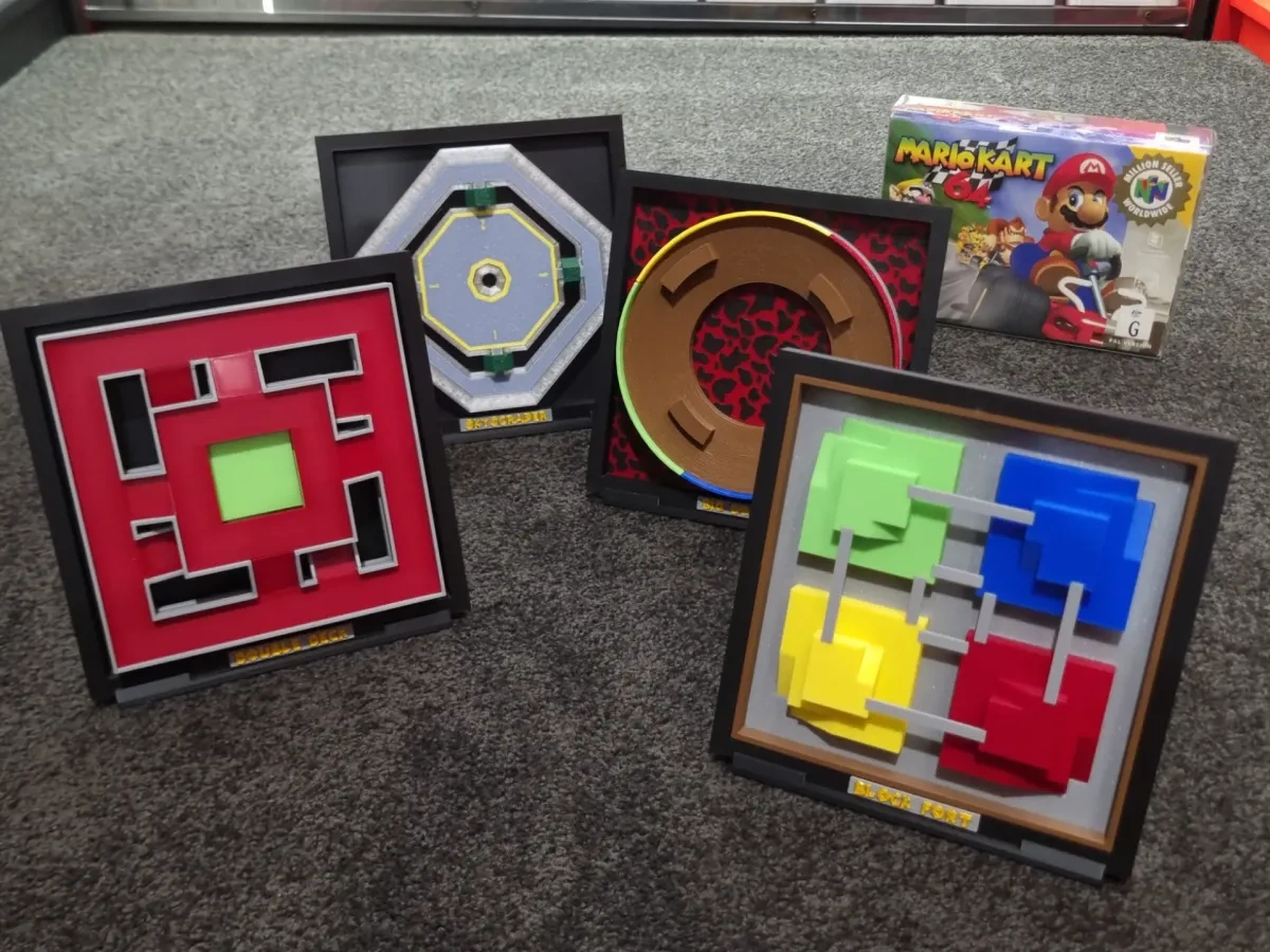 Mario Kart 64 Diorama Set - The Battle Maps - 免费 3D 打印模型 - MakerWorld