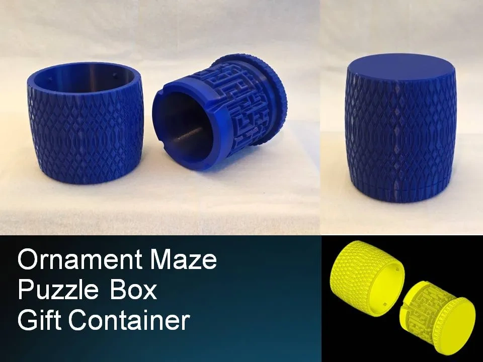 Labyrinth Maze Puzzle Box - Gift Container 来自 DocLex - MakerWorld