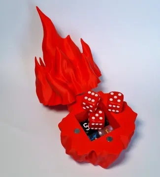 D&D 火球骰子盒