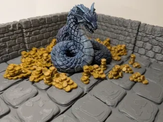 金币堆 - dnd 散落场景