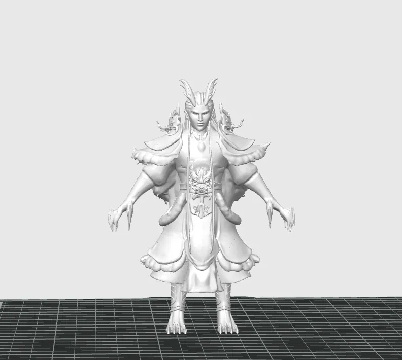 哪吒-敖光(东海龙王) - 免费 3D 打印模型 - MakerWorld