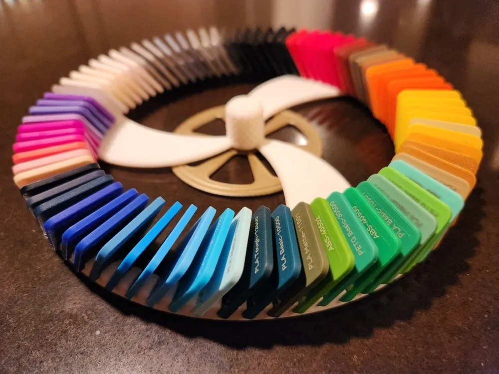 Bambu Filament Swatch Display Tray - 免费 3D 打印模型 - MakerWorld