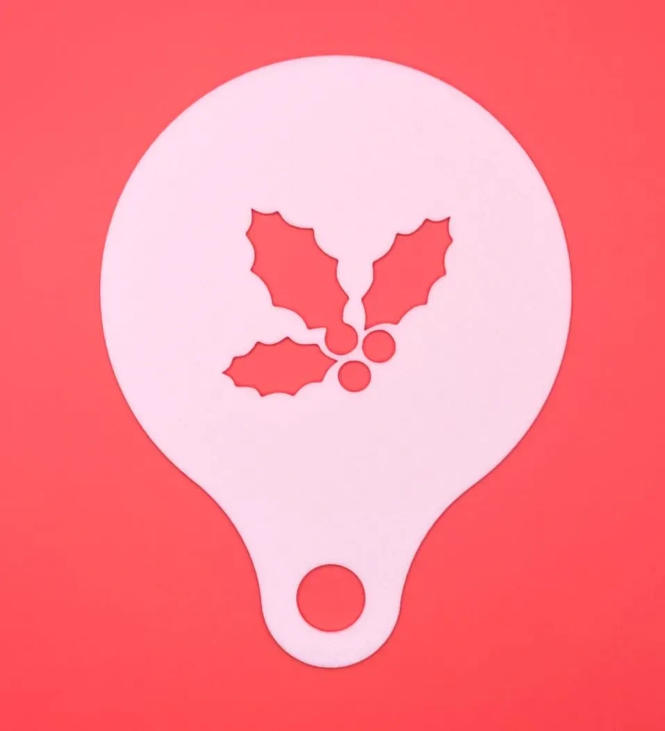 Latte Art Stencil and Holder Set Xmas edition 来自 3d.dave MakerWorld