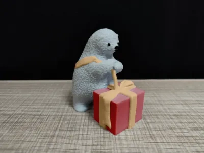 北极熊系列-拆礼物熊（KUMATY_Gift_Box_Open）
