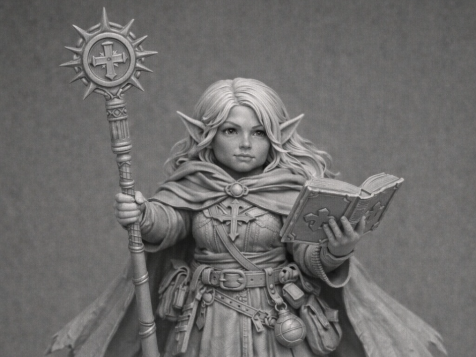 DND 精灵矮人 - 免费 3D 打印模型 - MakerWorld