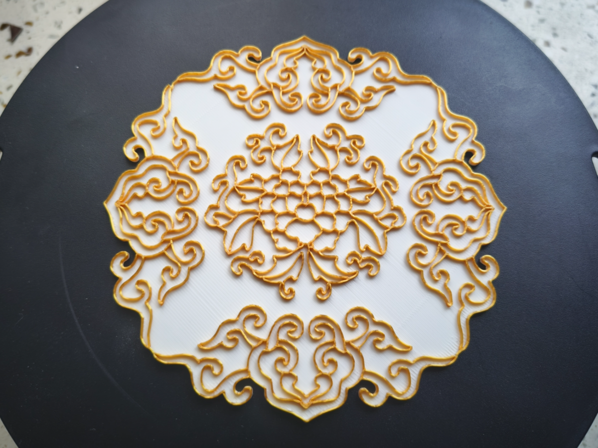 掐丝珐琅 纹饰3 - 免费 3D 打印模型 - MakerWorld