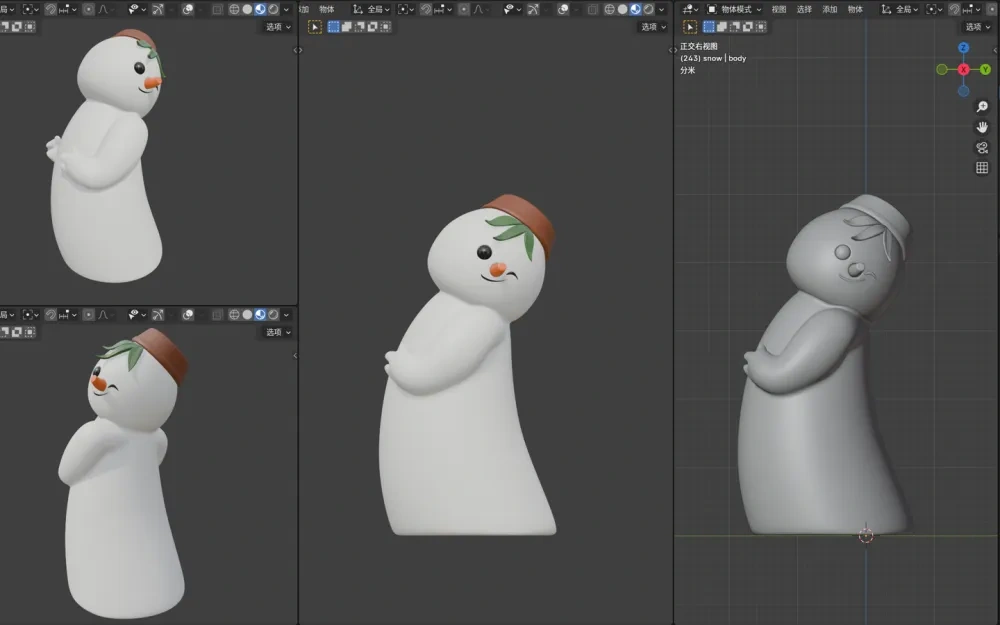 不会融化的雪孩子雪人（Chinese cartoons: Snow Kid） 来自 FOXIMG - MakerWorld