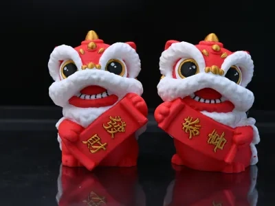 恭喜发财 蛇年狮来运转（含ams多色）