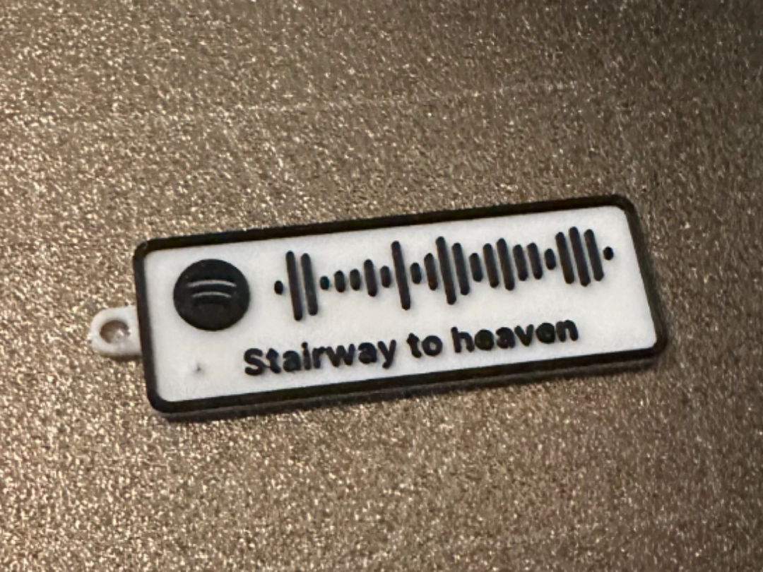 Spotify Code - Stairway to heaven Keychain 来自 TheBags - MakerWorld
