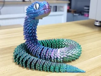 蝰蛇10mm贴眼，25-75cm尺寸都有，45cm以上可以盘起来，头部可以旋转